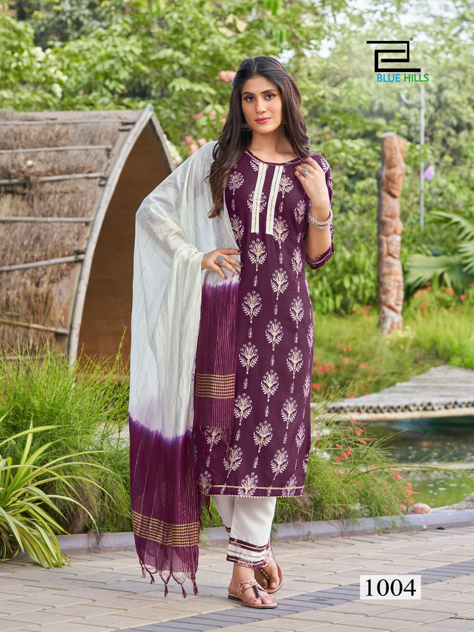 Blue Hills Lockup 1 Rayon Festive Wear Designer Rayon Ready Made Collection
